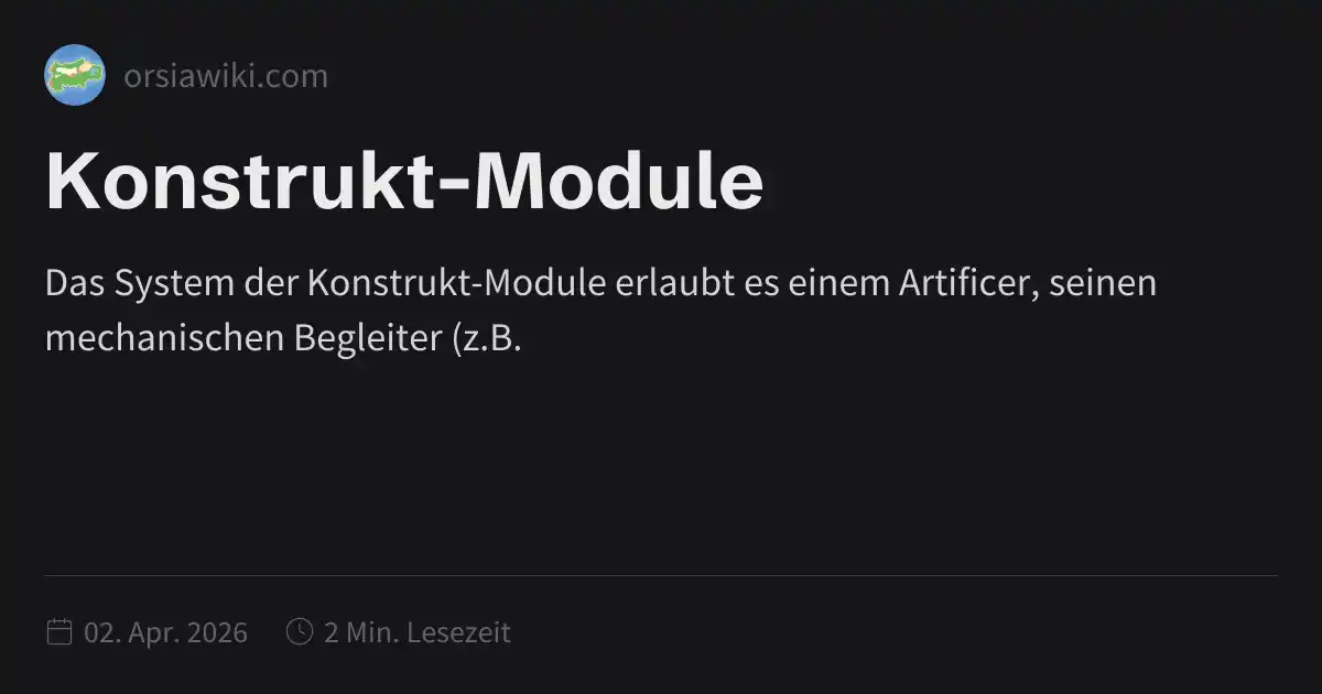 Konstrukt-Module