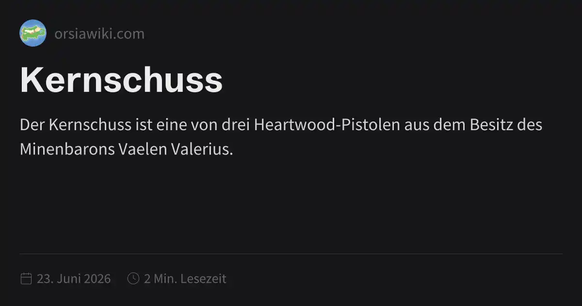 Kernschuss