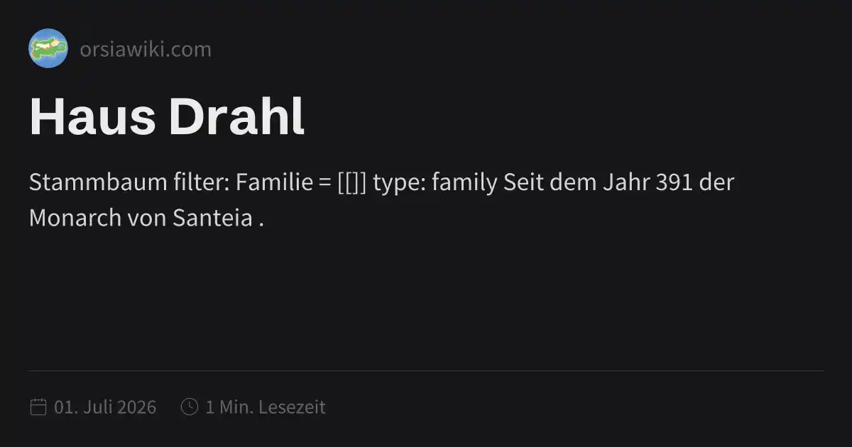 Haus Drahl