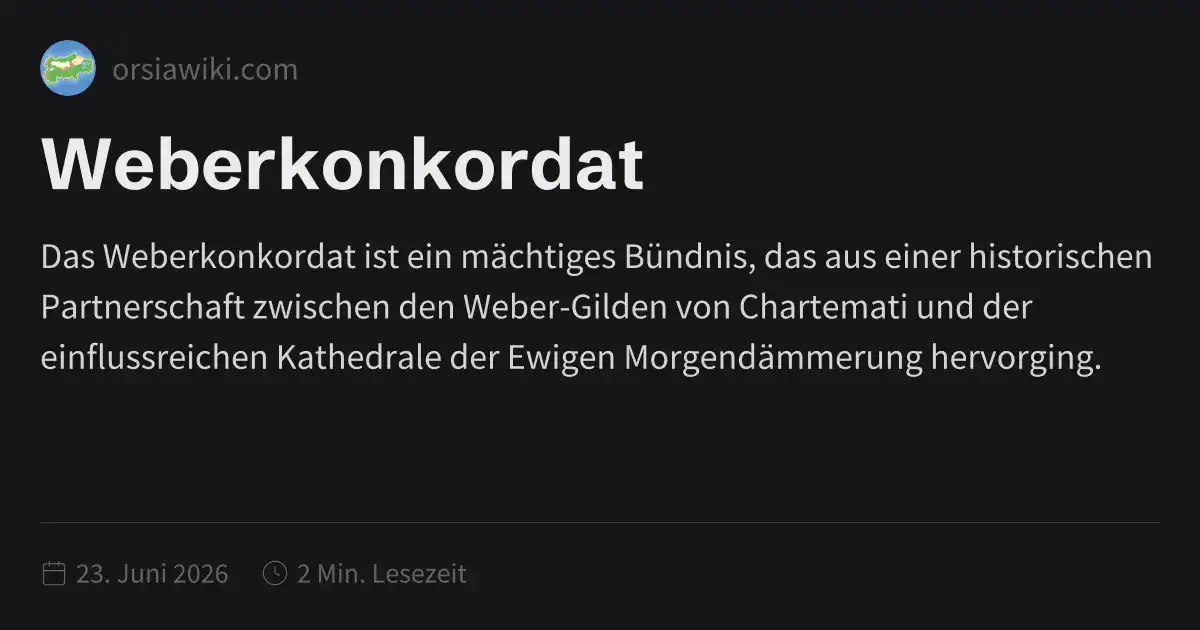Weberkonkordat