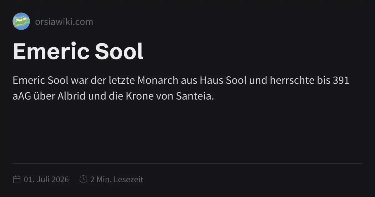 Emeric Sool