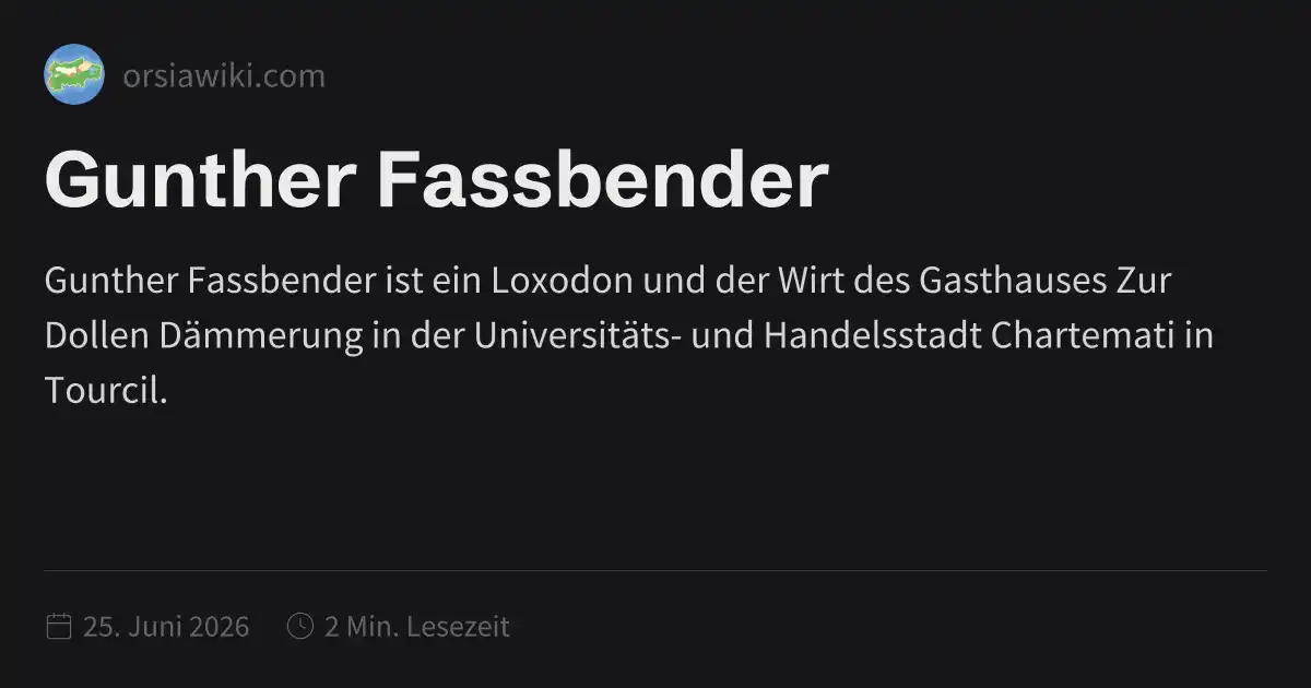 Gunther Fassbender