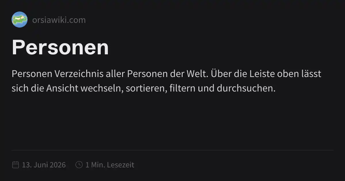 Personen