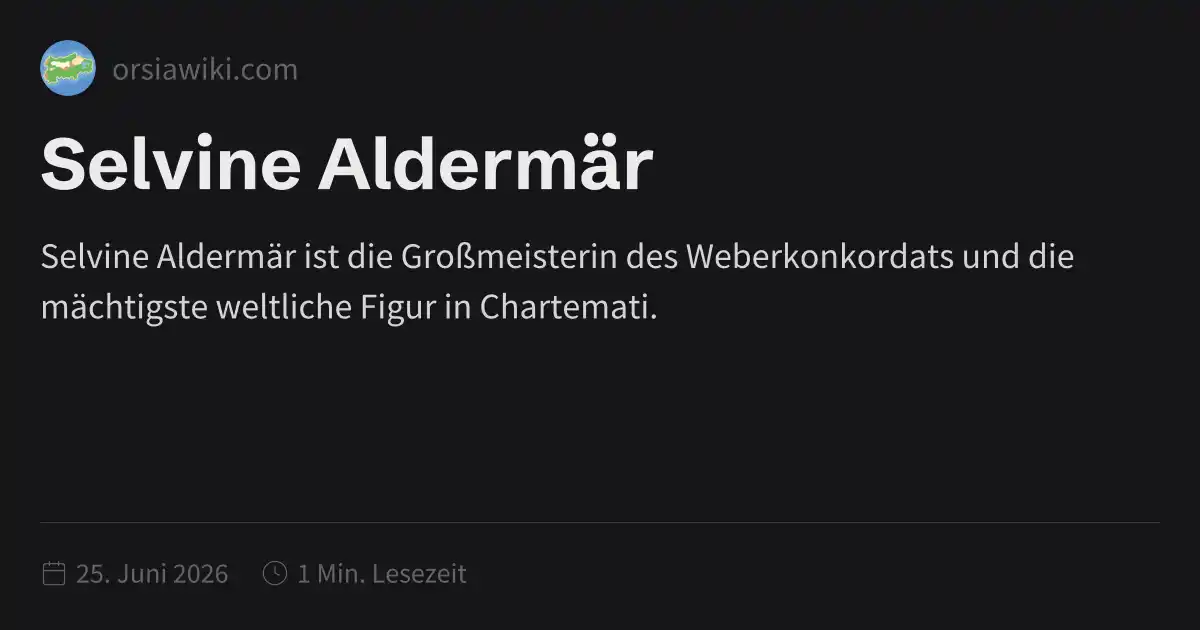 Selvine Aldermär